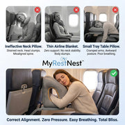 MyRestNest™ Inflatable Travel Pillow