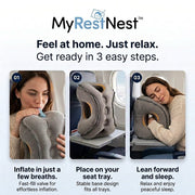 MyRestNest™ Inflatable Travel Pillow