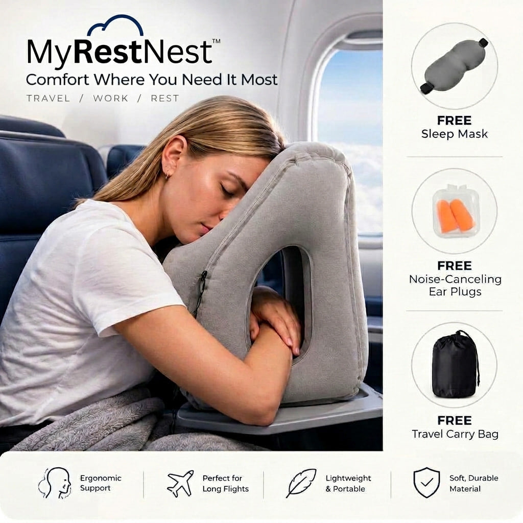 Nafukovací cestovný vankúš MyRestNest™
