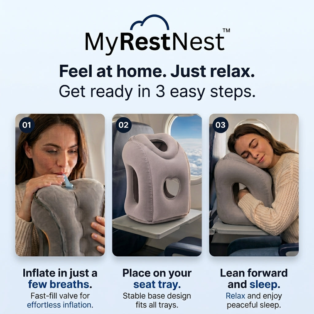 Nafukovací cestovný vankúš MyRestNest™